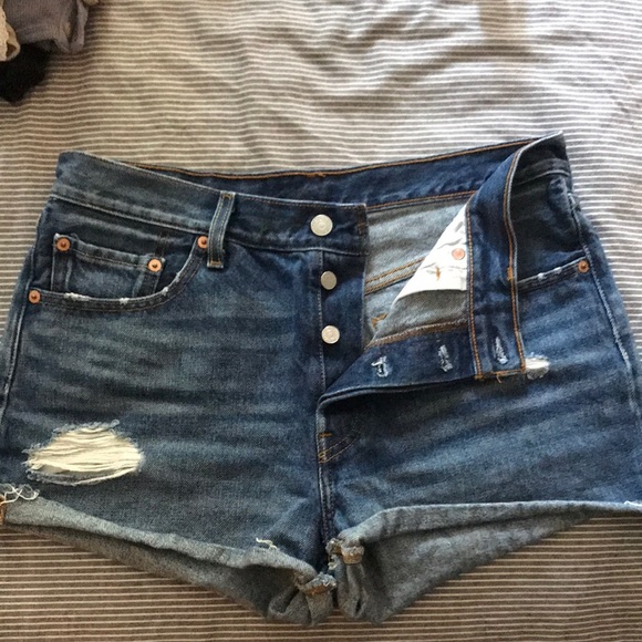 Levi's Pants - Levi 501 Denim Shorts